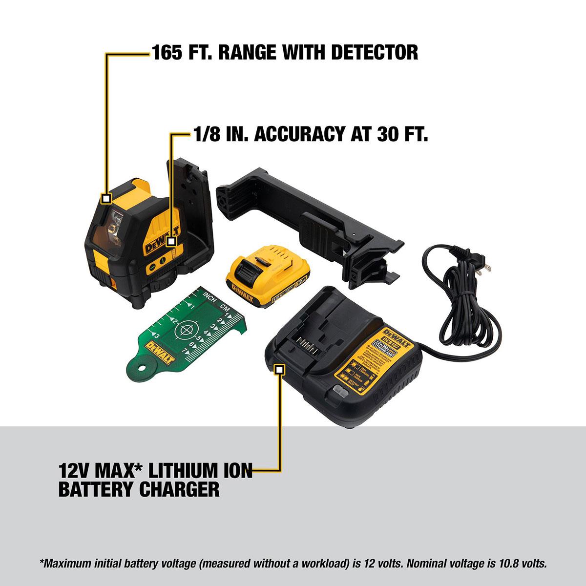 DeWalt 12V MAX Green Cross Laser